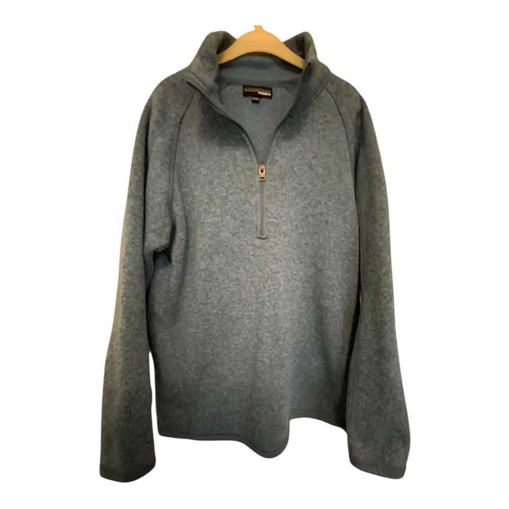 STORMPACK Men's Blue Quarter Zip Sweater Medium